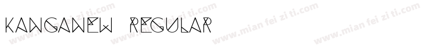 Kanganew Regular字体转换